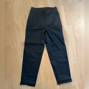 Dynamite - Vegan Leather Straight Leg Pant